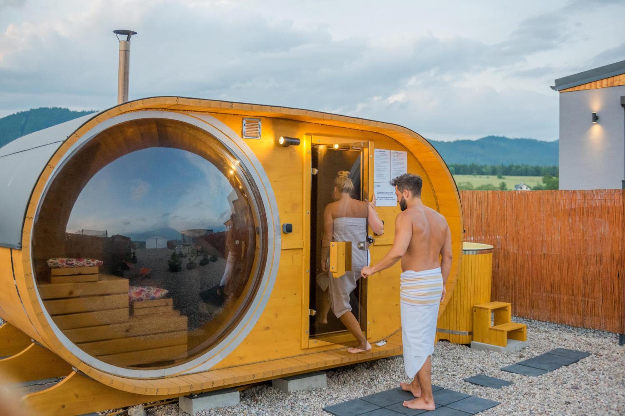 Rajska Polana Domki Premium ,Na Odludziu Z Prywatna Balia Z Jacuzzi I Sauna ,Cisza,Rowery Elektryczne,Gory,Astroprzygoda,- Adrspach, Skalne Miasto, Zamek Ksiaz,Andrzejowka,Karpacz, Sniezka,Janskie Laznie,Pec Mieroszow 外观 照片