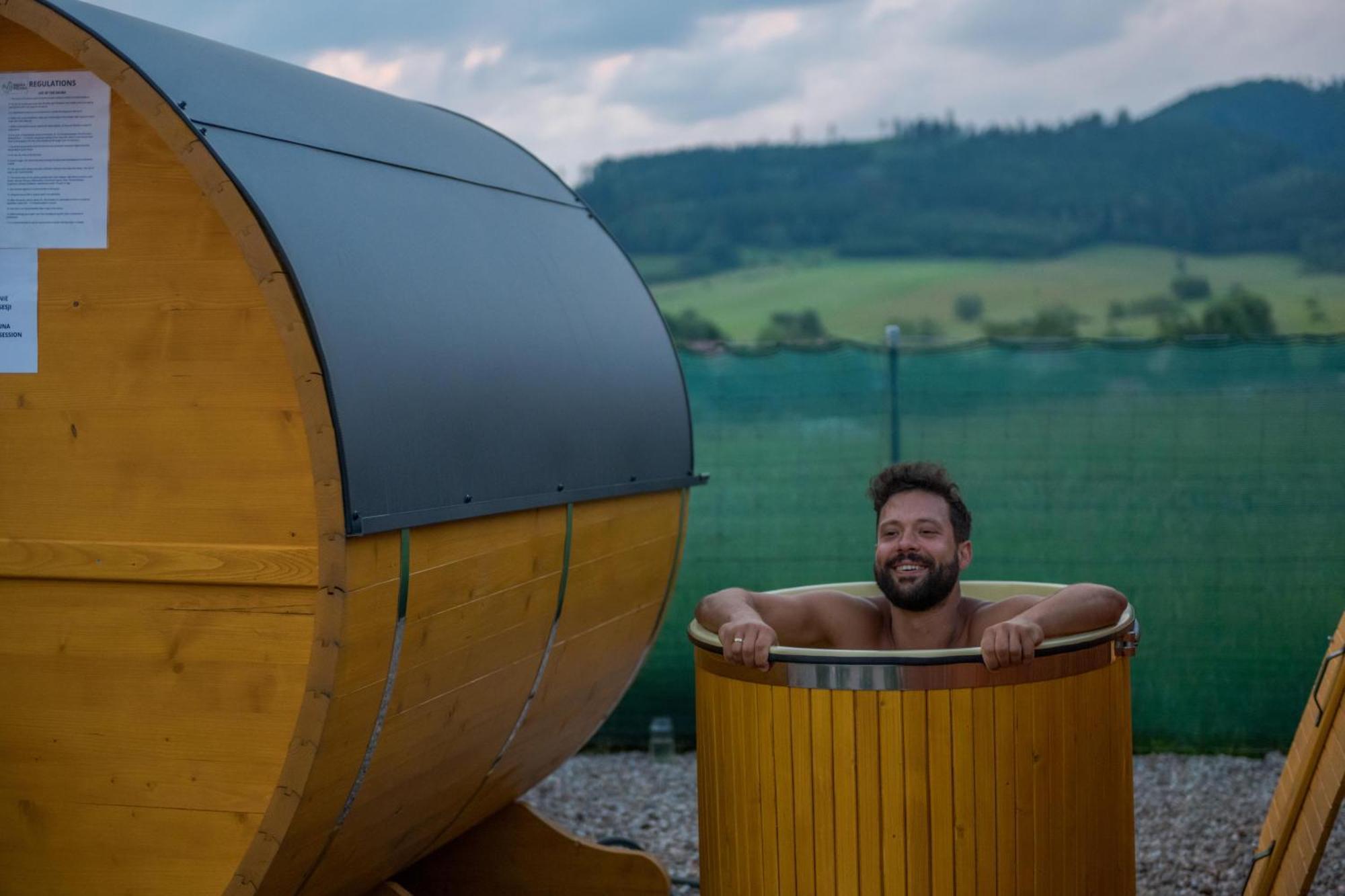 Rajska Polana Domki Premium ,Na Odludziu Z Prywatna Balia Z Jacuzzi I Sauna ,Cisza,Rowery Elektryczne,Gory,Astroprzygoda,- Adrspach, Skalne Miasto, Zamek Ksiaz,Andrzejowka,Karpacz, Sniezka,Janskie Laznie,Pec Mieroszow 外观 照片
