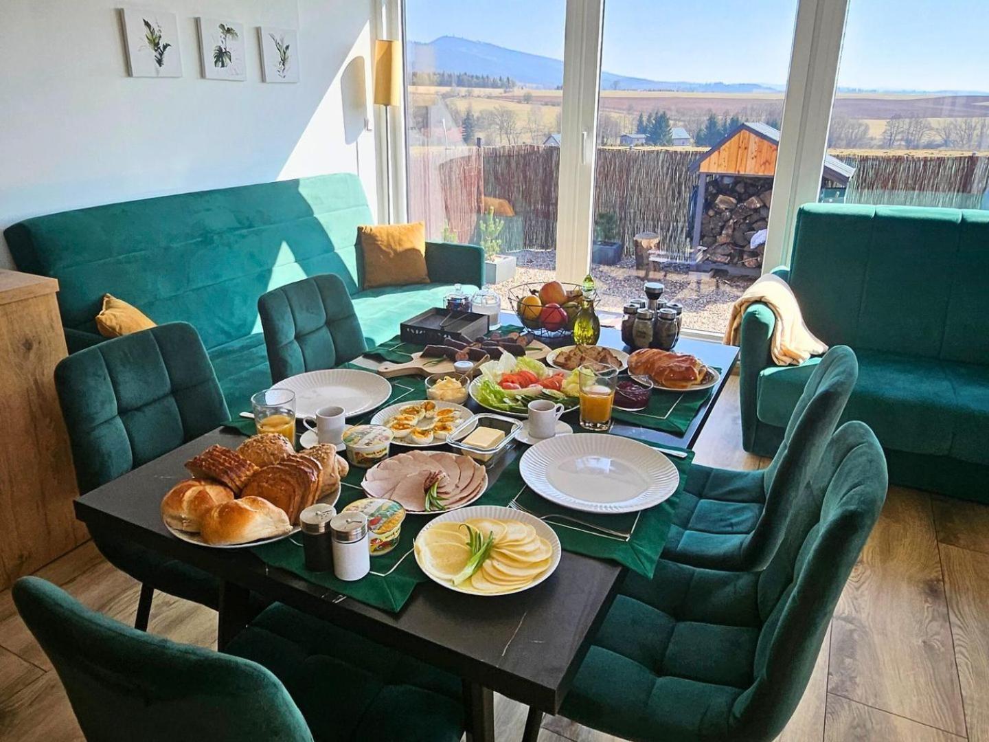Rajska Polana Domki Premium ,Na Odludziu Z Prywatna Balia Z Jacuzzi I Sauna ,Cisza,Rowery Elektryczne,Gory,Astroprzygoda,- Adrspach, Skalne Miasto, Zamek Ksiaz,Andrzejowka,Karpacz, Sniezka,Janskie Laznie,Pec Mieroszow 外观 照片